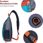 Cruzada Crossbody Rucksack Impermeable Nylon anclajes